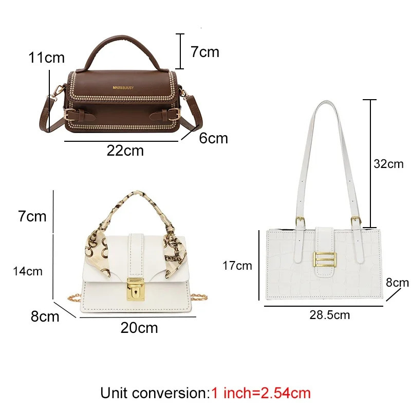 Hand Making Bag Set Hand Stitching Bag PU Leather Diy Handmade Kit Sewing Material Sewing Craft Kits for Bag Accessories 250214