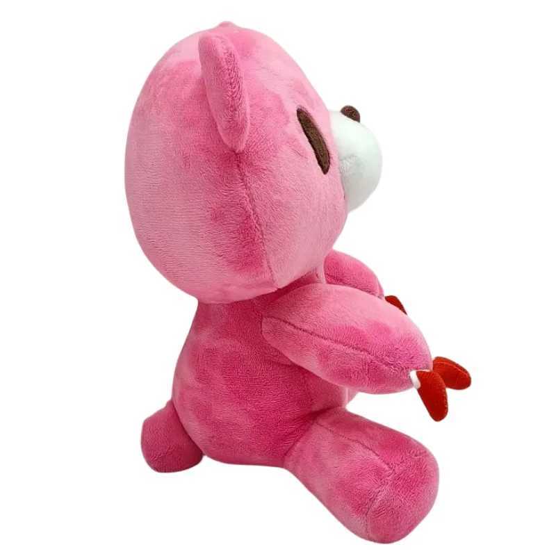 25cm Gloomy Bear Plush Toy Bloodthirsty Pink Bear Soft Toy Cute Teddy Toy Stuffed Animal Pillow for Kids Birthday Christmas GiftT250219