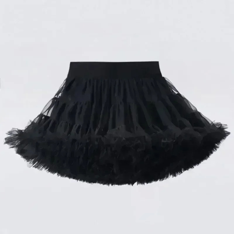 Baby Girls Tulle Tutu Skirt Ballerina Pettiskirt Fluffy Children Ballet Skirts for Party Dance Princess Girl Tulle Clothes 1-8T 250220