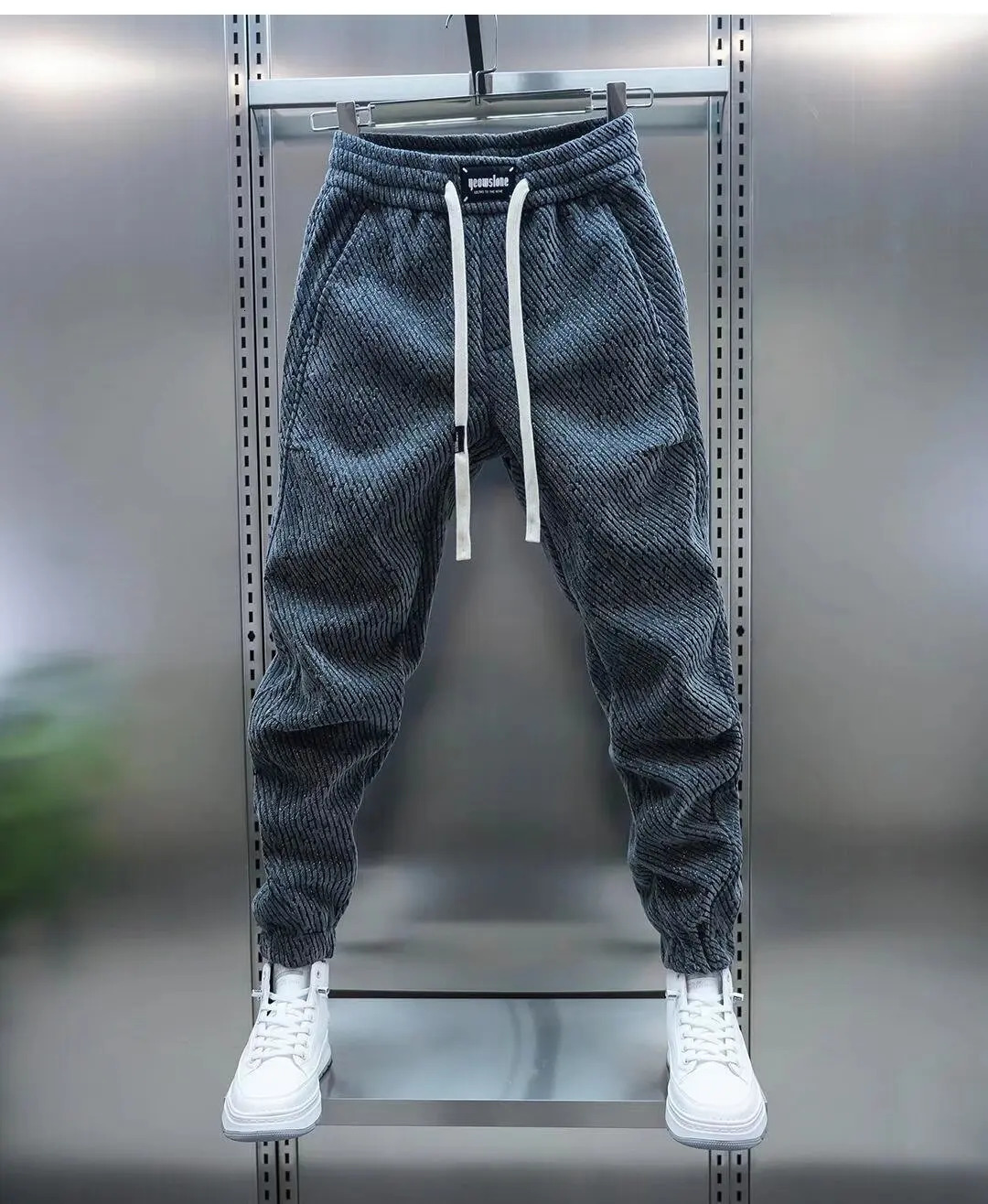 Trousers Man Pants for Men Mens Sweatpants Y2k Clothes Big Size Sport Gym Sports Clothing Winter Workout Baggy Wide 250219