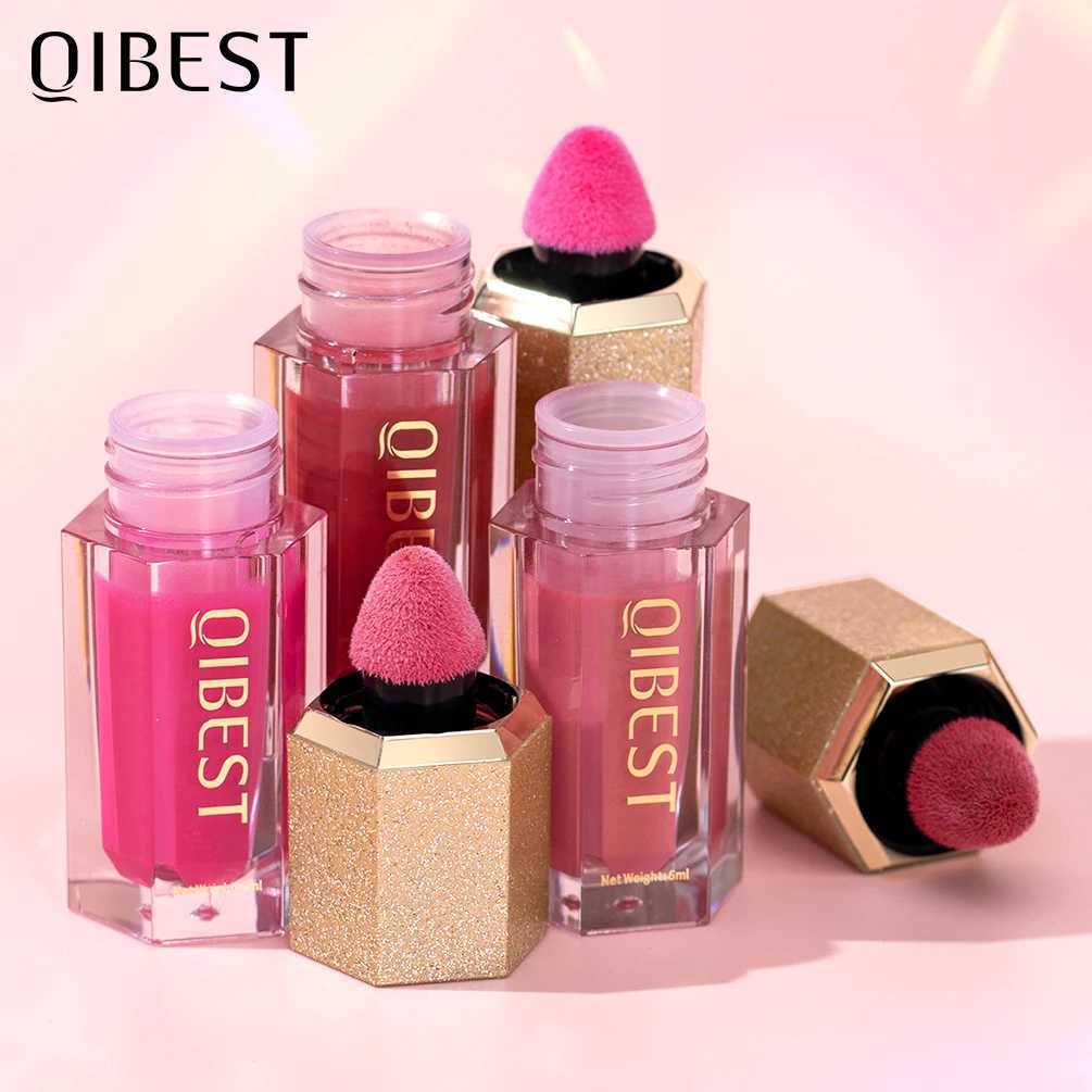 QIBEST Face Ber Long-lasting Silky Natural Moisturizing B Cream Contour Liquid Cheek Face B sponge Brush Head CosmeticW250220