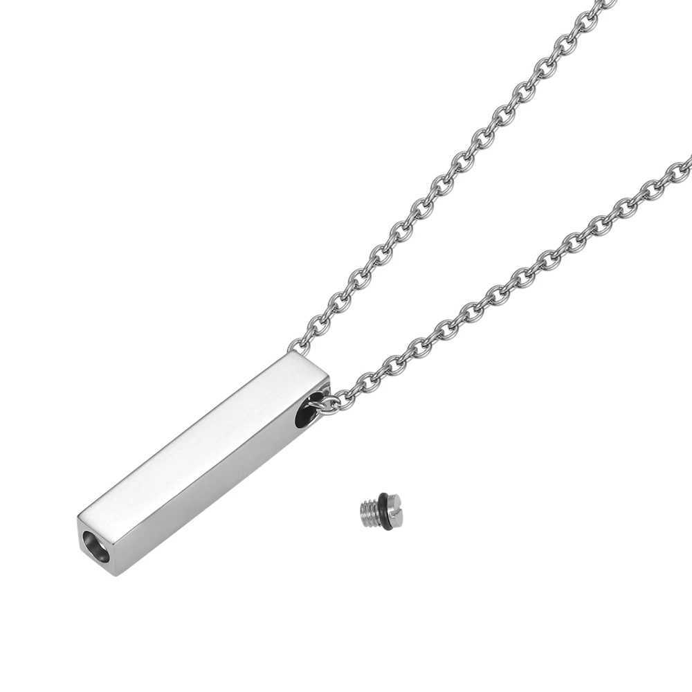 Cremation Necklace for Ashes Stainl Steel Pendant Ashes Holder Memorial JewelryXJ250219