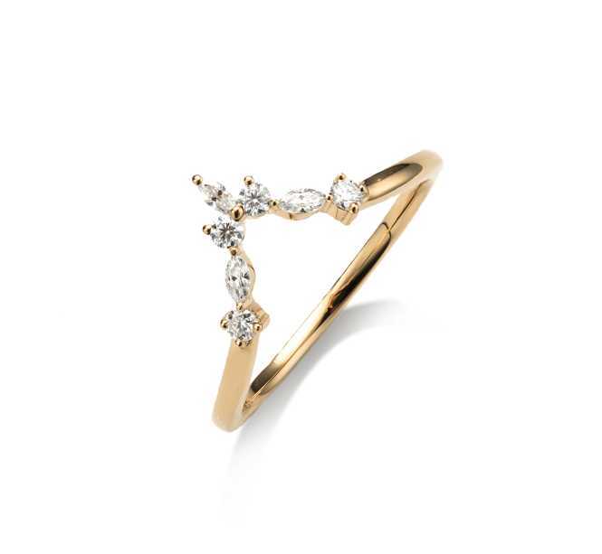 AAA Gems 14k Yellow Gold Pear Shape Engagement Ring Crushed Ice Cut Moissanite Ring Set