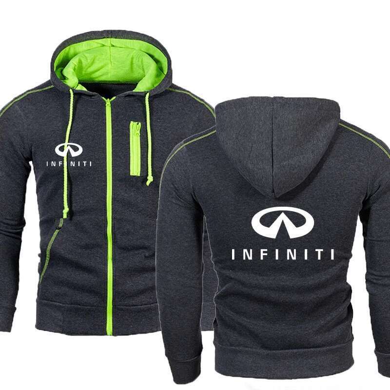 Iti MF Car Logo Print Hooded Jacket for Men, Hooded Sweats for Men, Sweatshirt, Casual Suits, Fashion, Spring, Autumn