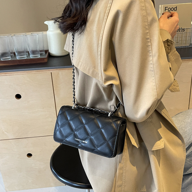 Free shipping NEW hot 2025 new designer Shoulder Bags For womans Dia grid chain handbag Small square fashion women crossbody bag