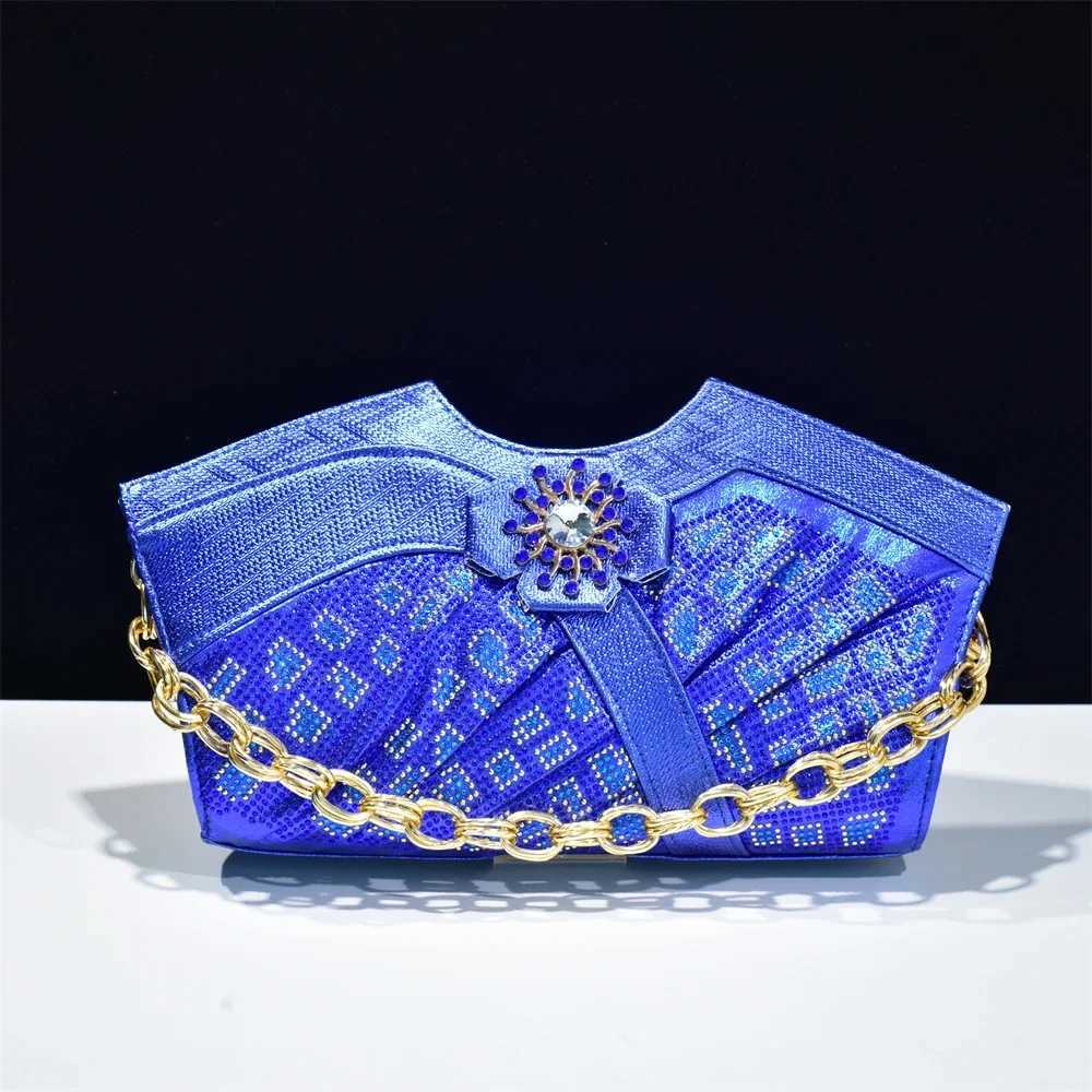 New Fashion Evening Bag Clutch Handle Handbag for Women Dinner Party Rhinestone Clutches Elegant Shining Banquet Ladies Handbag Z250220