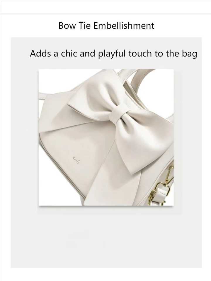 2024 New Handbag Small Top Handbag Fashion Bow Handbag Cross Body Bag Womens Sweet Bag Mini Shoulder Bag Z250220