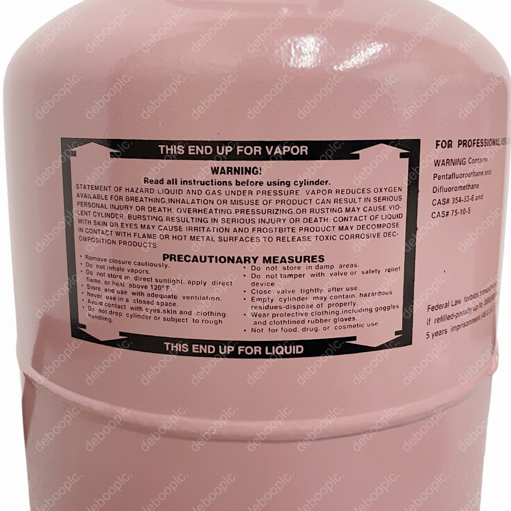 25Lb R410A Refrigerant Freon Steel Cylinder Packaging For Air Conditioners Fast Shipping
