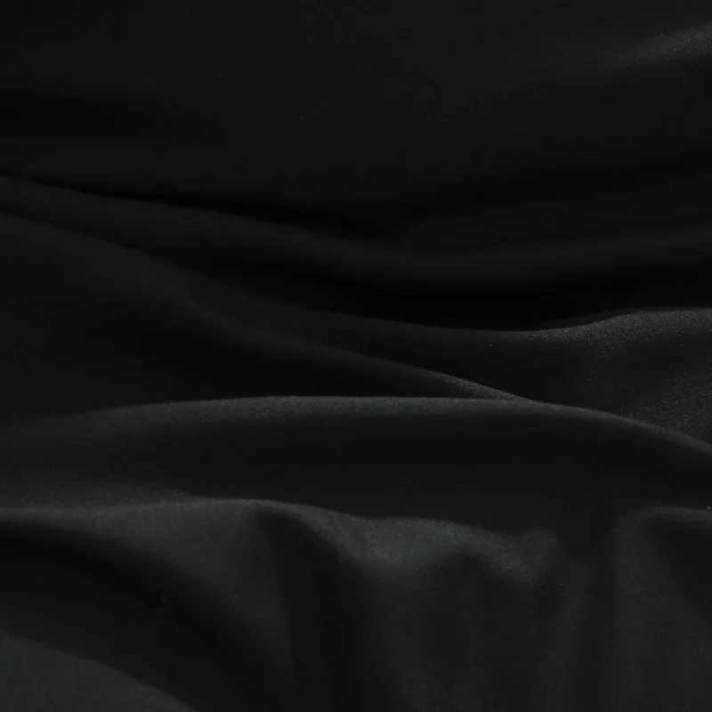 Black Color Bedding Set For Adults Simple Style Double Bed Sheet Sets Single/Queen/king Bed Cover Full Set Plain Bedding XJ250220