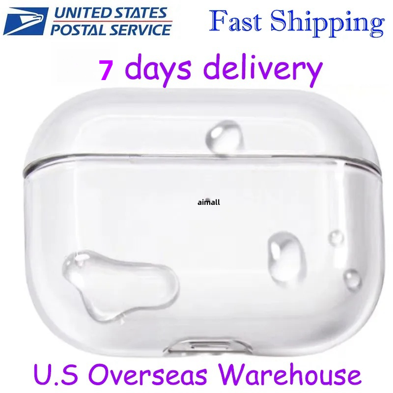 For AirPodspro Max Headphone Accessories Airpodspro 2 3 4 Wireless Earphone 3 Top shell Smart Silicone Anti-drop Protective Case aimall