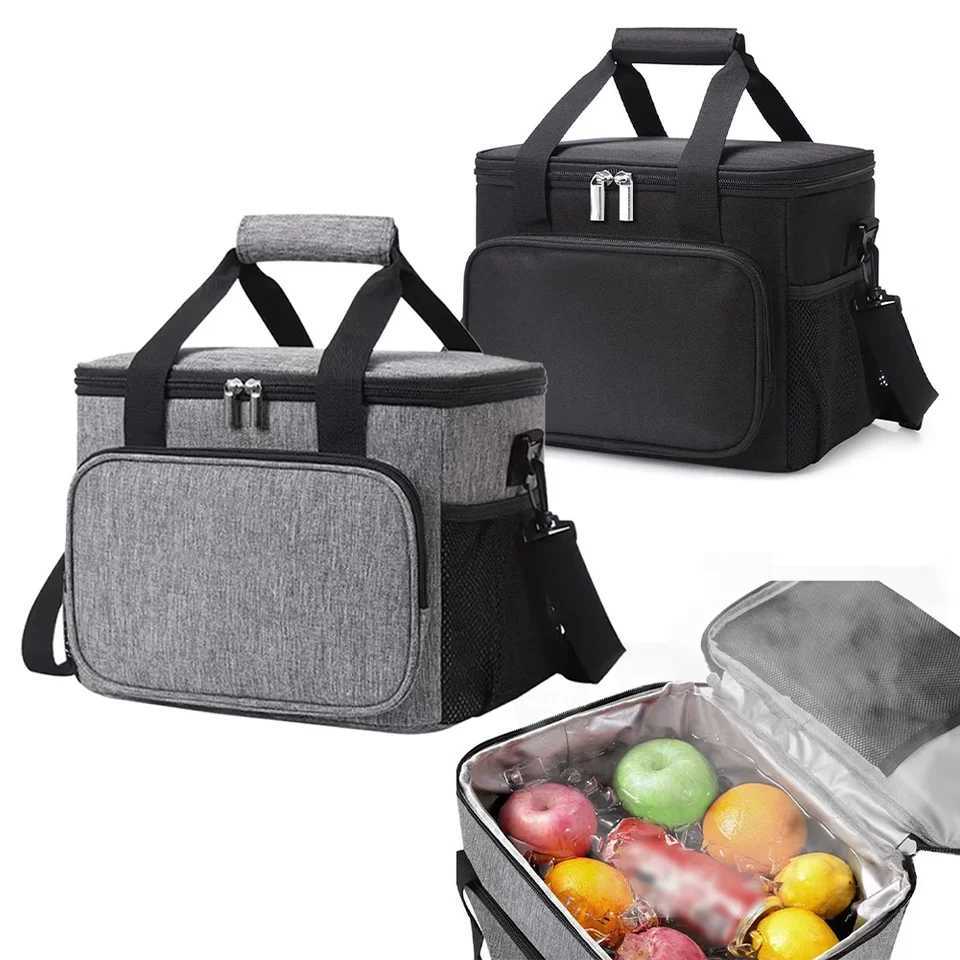 Dog Travel Bowls Bags 15L Insulated Thermal Cooler Bag Oxford Cloth Insulation Bag Waterproof Lunch Box Pouch For Outdoor Camping Picnic Bag H250220