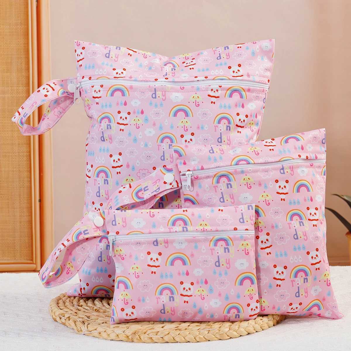 Elinfant 3 pieces of beach swimming pool gym wet clothes dry bag waterproof diaper bag storage bag X250220