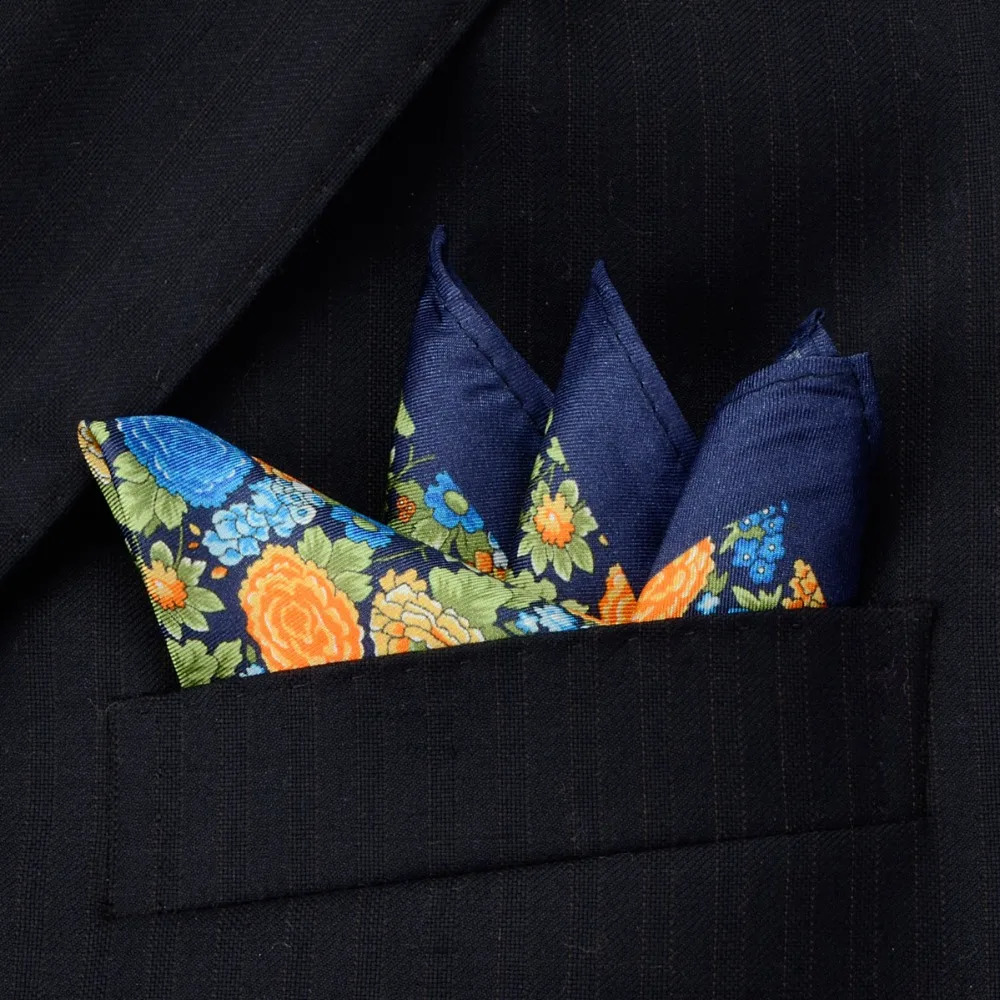 Arrival 100% Natural Silk Handmade Pocket Handkerchief Premium Square Hanky With Giftbox 250221