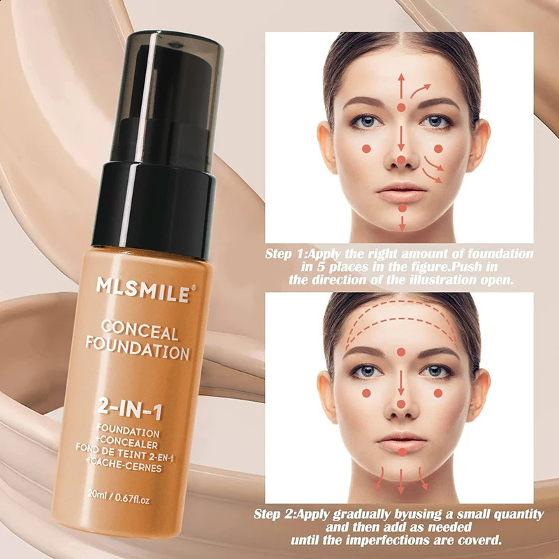 Face Foundation Cream OilControl Matte BBCream Waterproof Lasting Concealer Liquid Full Coverage Base Professional Makeup 250217
