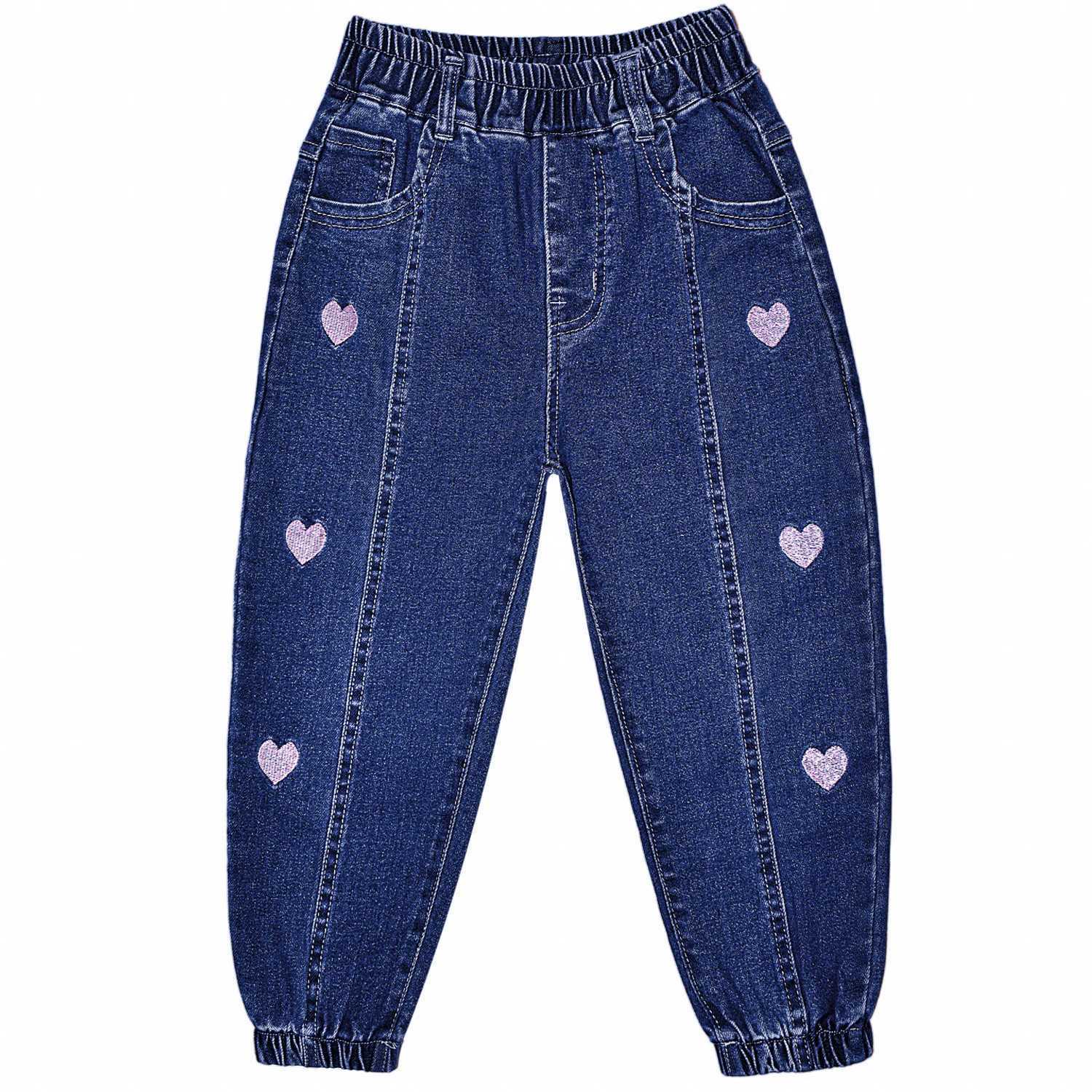 2-6Years Spring Autumn Children Jeans Girl Embroidered Denim Jeans for Kids Girl Cowboy Pants Trousers Z250220