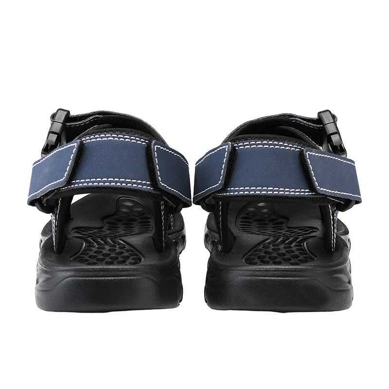 New Arrival Summer Mens Genuine Leather Sandals Outdoor Roman Sandals Beach Anti slip Casual Lightweight Open Toe Boys Sports Sandals T250220
