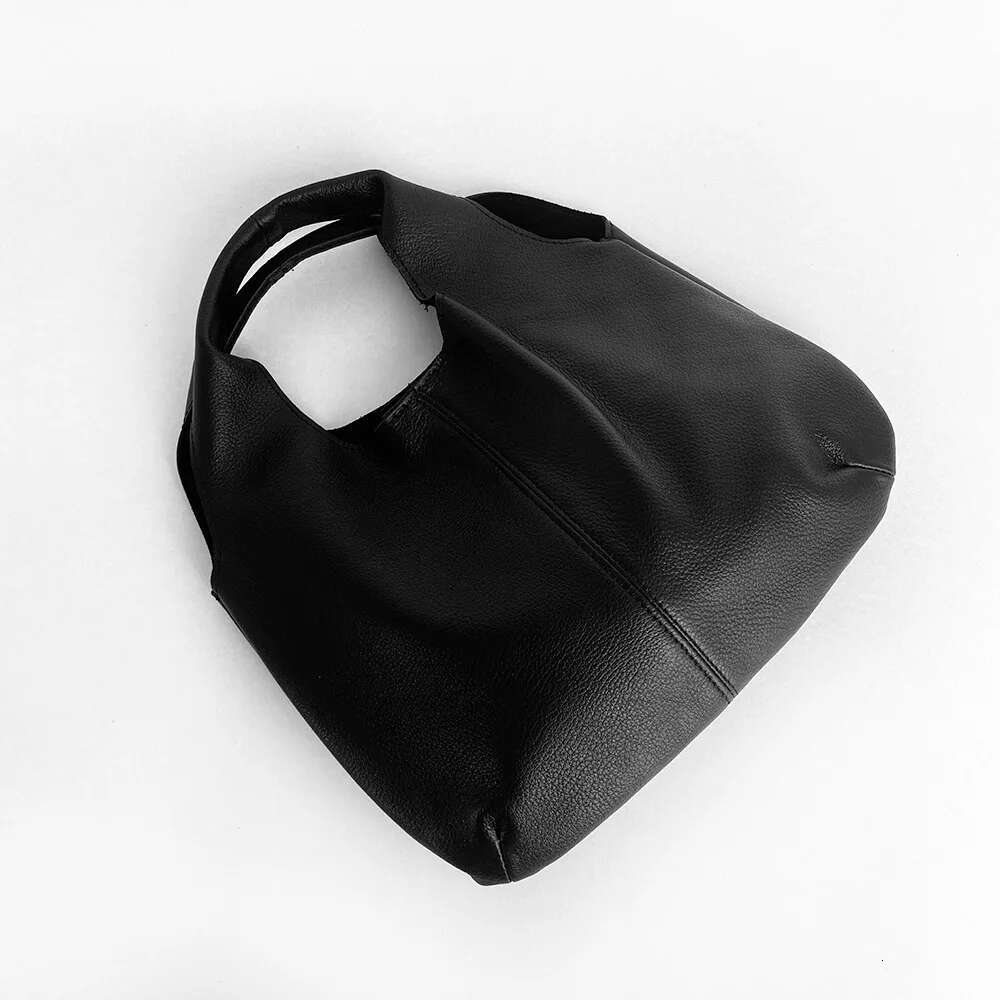 2025 Women's Handbag Lazy Soft Leather New One Shoulder Cross-Body Retro Weekend Vacation Shopping Bag