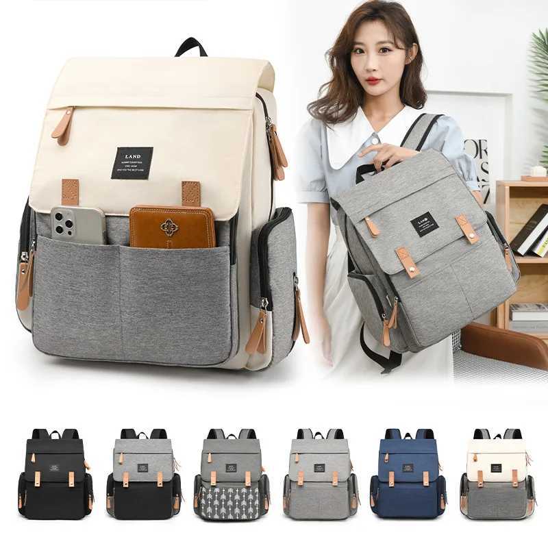 Landuo Mother Large Capacity Travel Nap Backpack with Replacement Mat and Convenient Baby Care Bag X250220