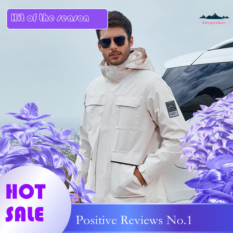 Ddmyoutdoor Outdoor Autumn And Winter Assault Two Piece Set Three In One Detachable Down Liner Warm Jacket Couple Hiking Suit Jackets