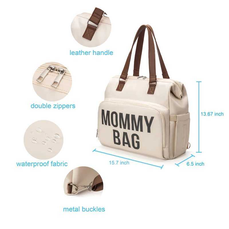 NEW 3pcs/set Mom Bag Large Capacity Diaper Bag Handbag Backpack for Father Baby Nappy Bag Maternity Bags Dad Backpack X250220