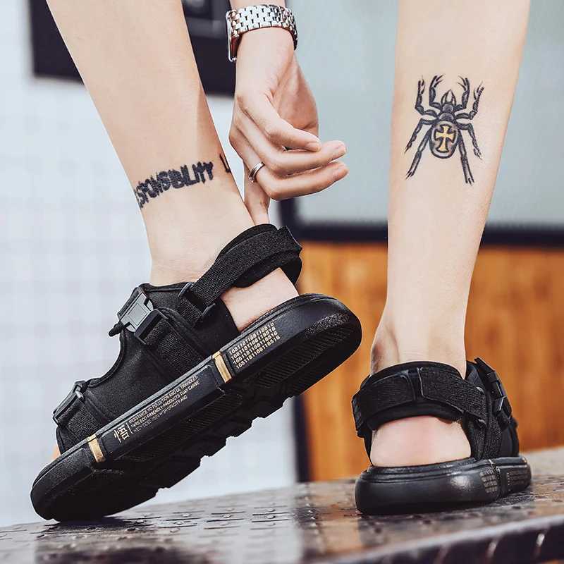 New Arrival New Mens Sandals Summer Comfortable Breathable Beach Slippers Lightweight Anti-Slip Roman Shoes Outdoor Flip Flop Sandals T250220