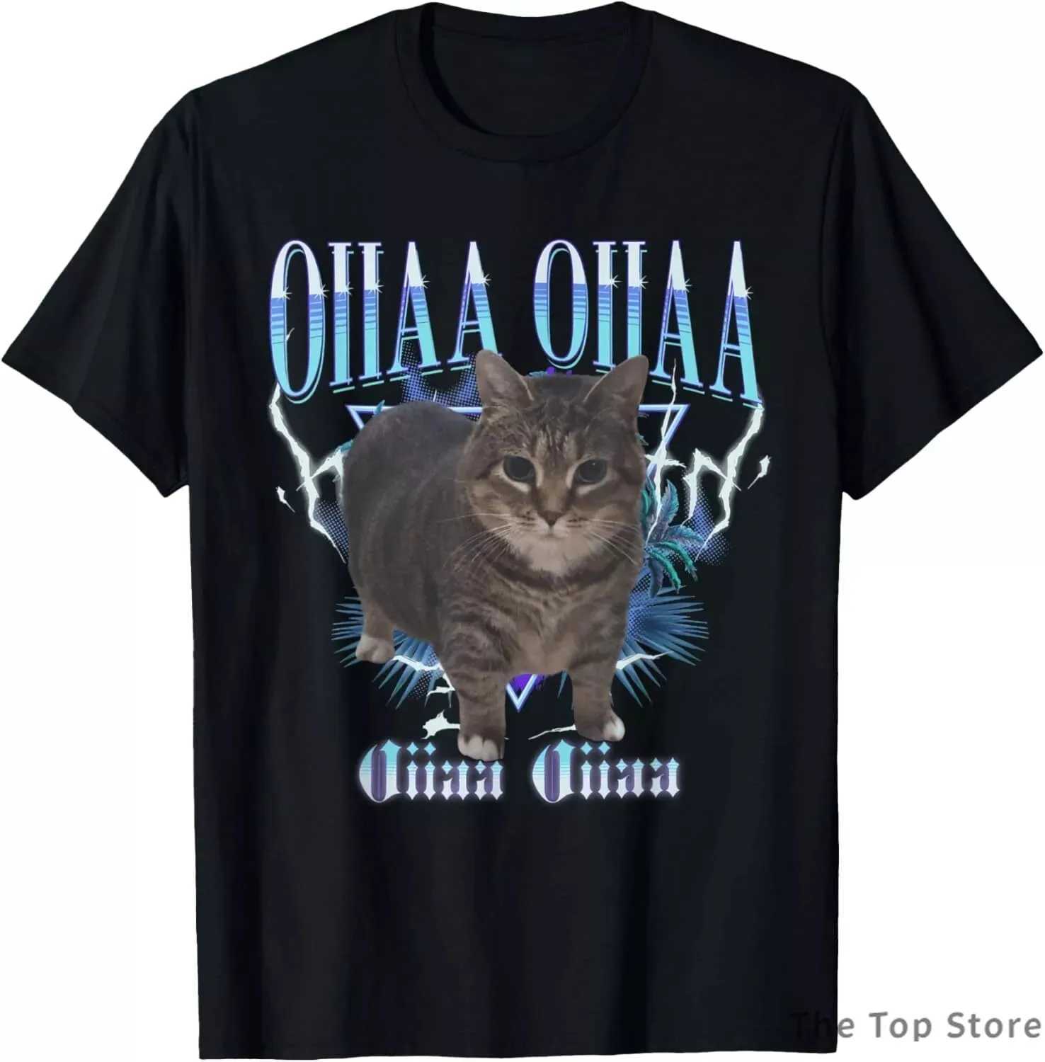 Harajuku Oiia Cat Brainrot Graphic T Shirts Pro Choice Mens Retro T Shirt Short Sleeve Cute Street Y2k Tops Men Clothing W250220