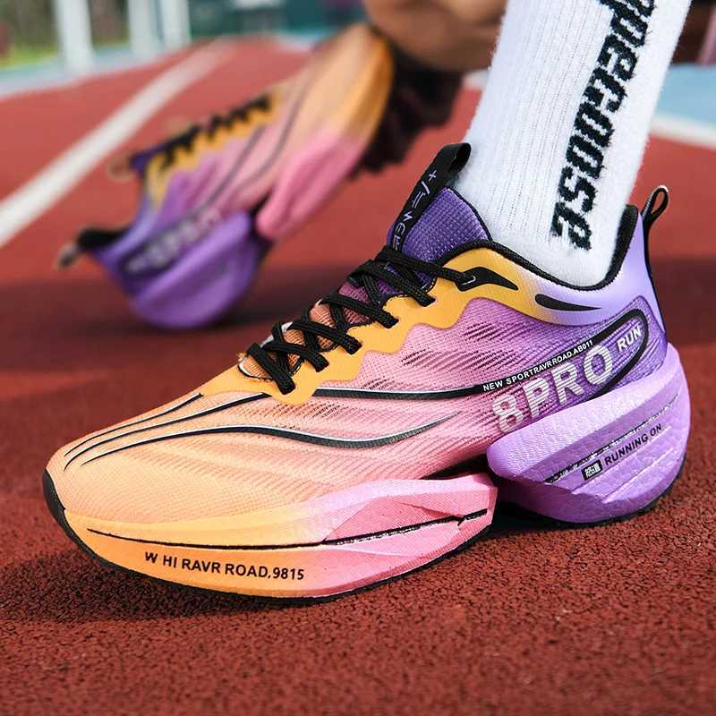 hot Men Running Sport Shoes Casual Marath Carb Plate Air Cushi Highquality Wens Cfortable Athletic Nskid Tenis Sneakers Z250307