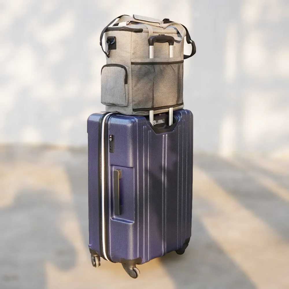 Dog Travel Bowls Bags Dog travel bag pet travel camping set with 2 food storage containers 2x small dog feeding foldable water bowls dog accessories H