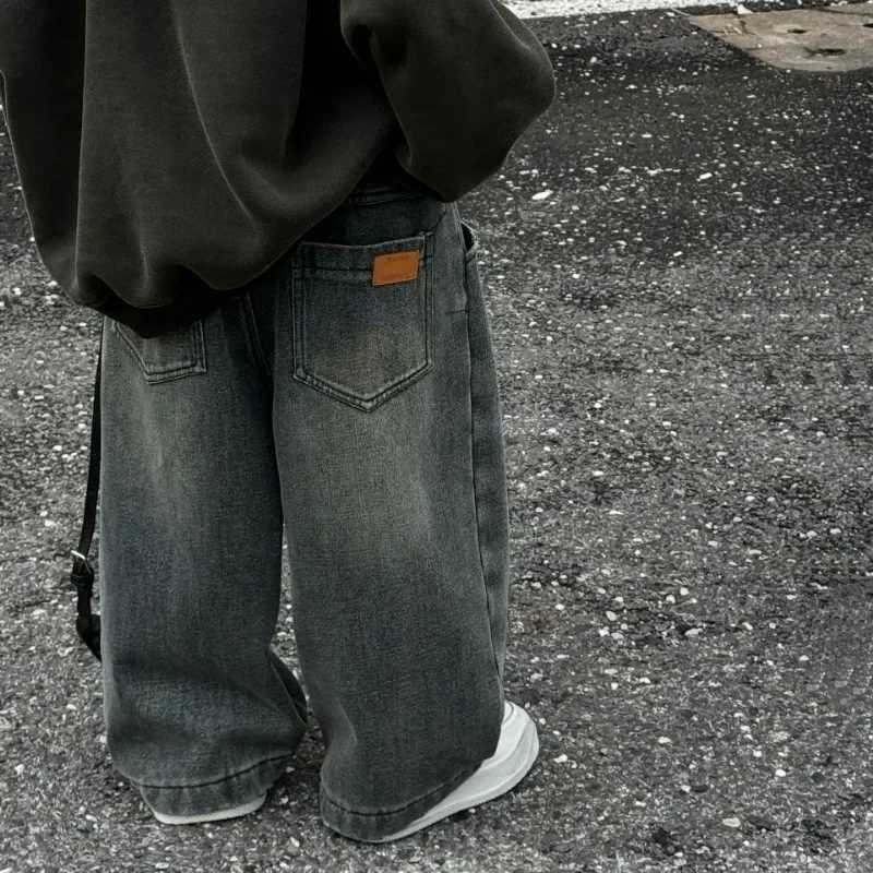 Winter plush childrens pants new childrens clothing jeans suitable for boys lined with thick denim pants baby warm casual childrens denim pants Z25022