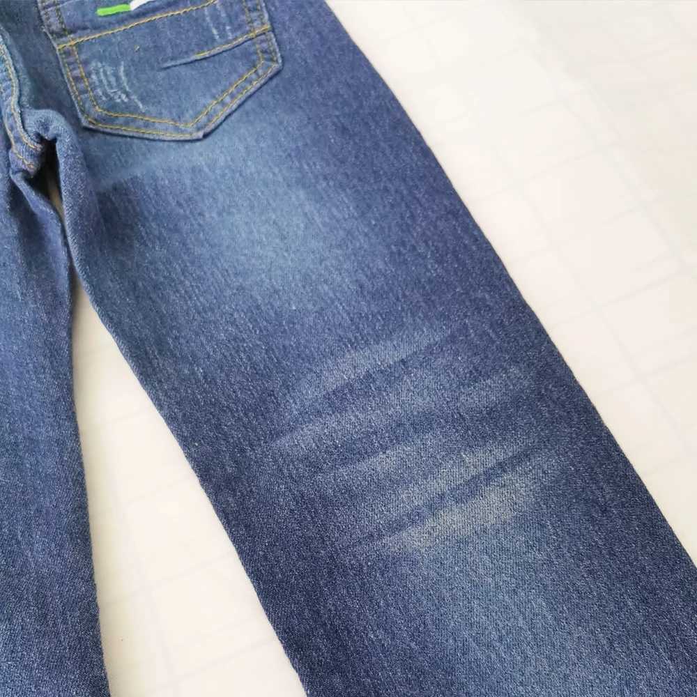 IENENS Kids Slim Jeans Teens Boy Casual Trousers Child Elastic Waist Pants 4-11 Years Fashion Solid Color Straight Denim Pants Z250220