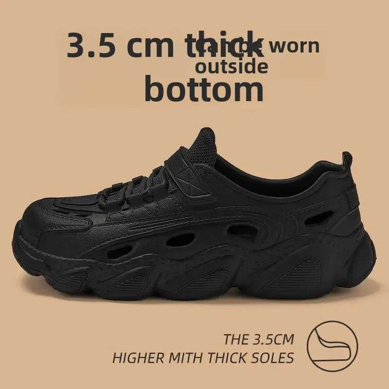 New Arrival Trendy Mens Sandals Outdoor Wear Thickened Anti-slip Wear-resistant Fashion EVA Moulded Couples Clog Shoes T250220