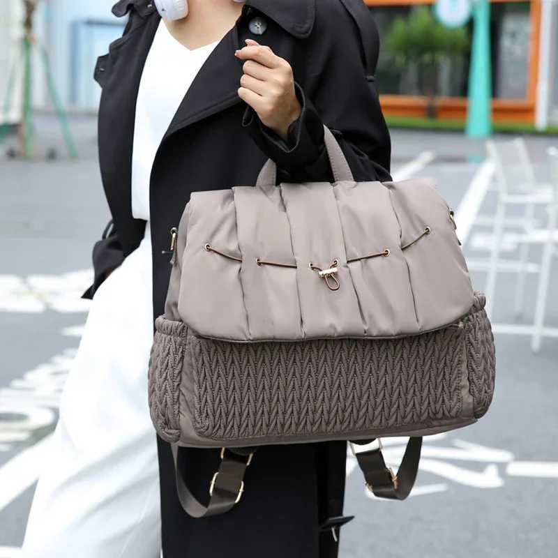 Baby Diaper Bag Pregnant Womens Hospital Newborn Nurse Bag Waterproof Bag Suitable for Mothers and Babies Travel Stroller Bag X250220