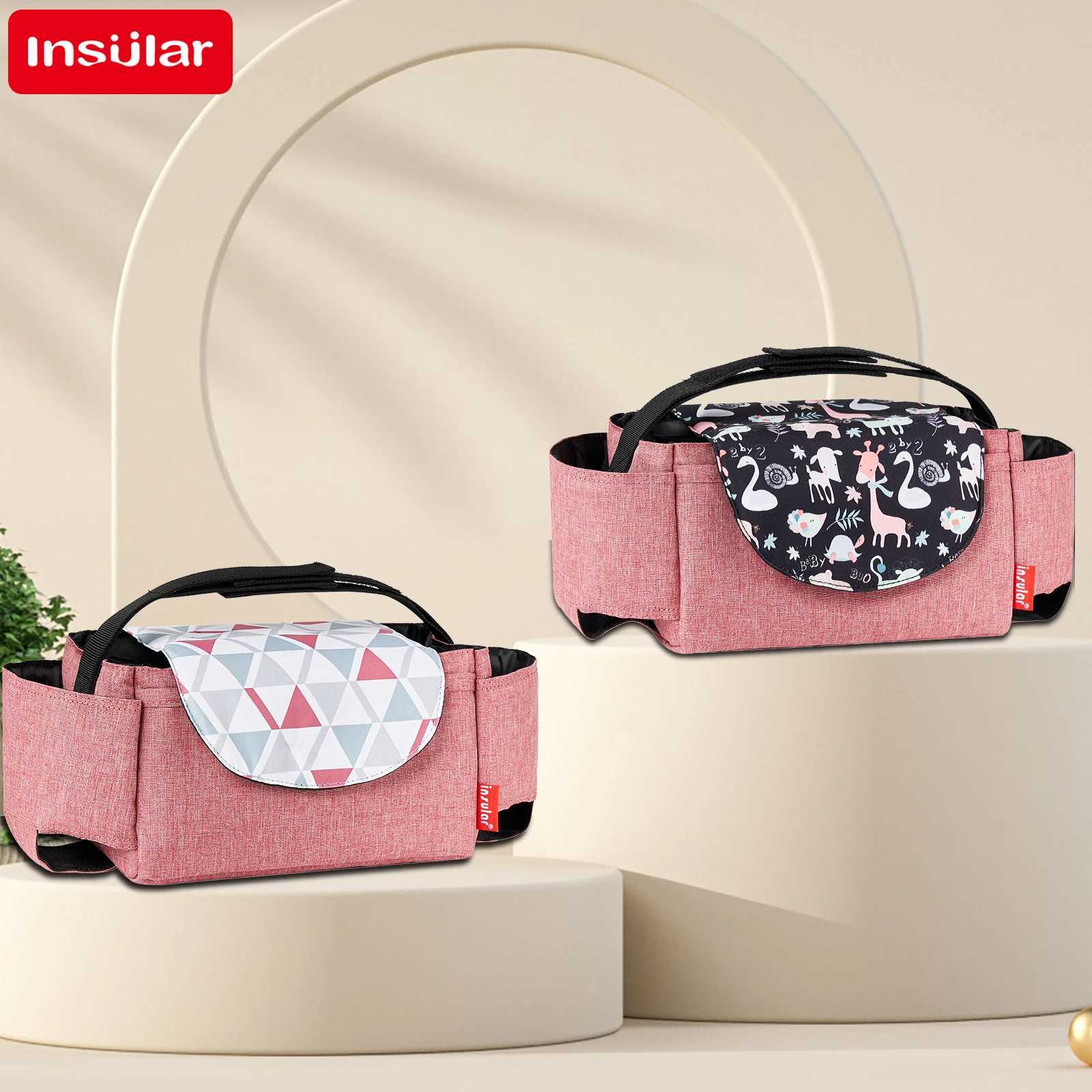 Insular Diaper Bag Baby Milk Bottle Insulation Bags Mummy Storage Bag For Baby Stuff Collection Stroller Accessories Baby Care X250220