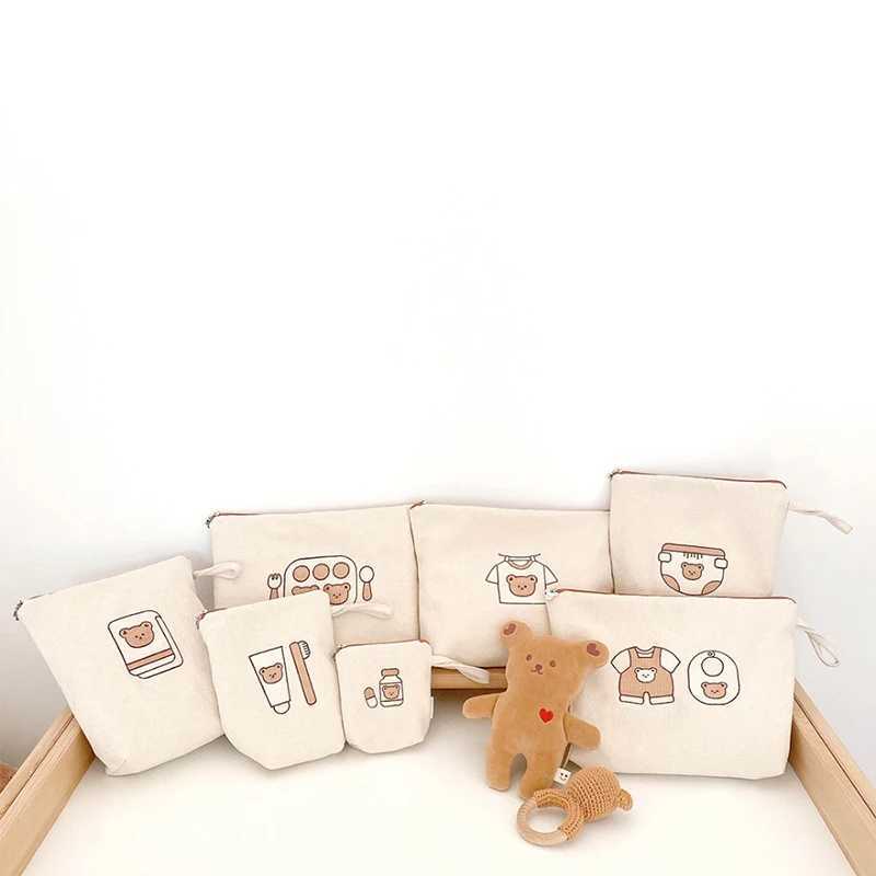 Canvas Storage Bag Set Inner Waterproof Sundries Travel Makeup Storage Bag X250220