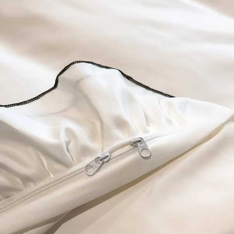Chic Multi Layer Ruffle 3/4/6Pcs White Duvet Cover Set Soft Microfiber Girls Bedding with Cute Bow-Knots Bed Sheet PillowcasesXJ250220