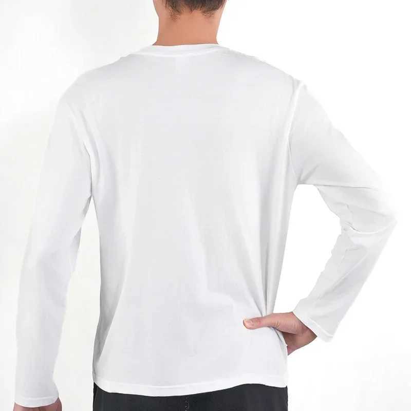 3pcs Mens Long Sleeve T Shirt Cotton Casual O Neck Spring High Quality Male Solid Tee Tops Classic Man Clothes T shirts Everyday W250220