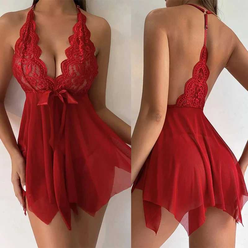 Sexy Lingerie Women Sleepwear Sexy Pajamas Lace Dress Mujer Pornos Costumes Exotic Apparel Female Underwear Sex ClothesXJ250220