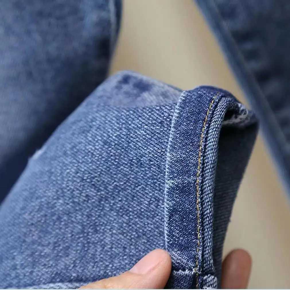 Boys Jeans Spring And Autumn New Childrens Slim Fit Feet Pants Versatile Sle Casual Pant Trend For Small And Medium Children Z250220