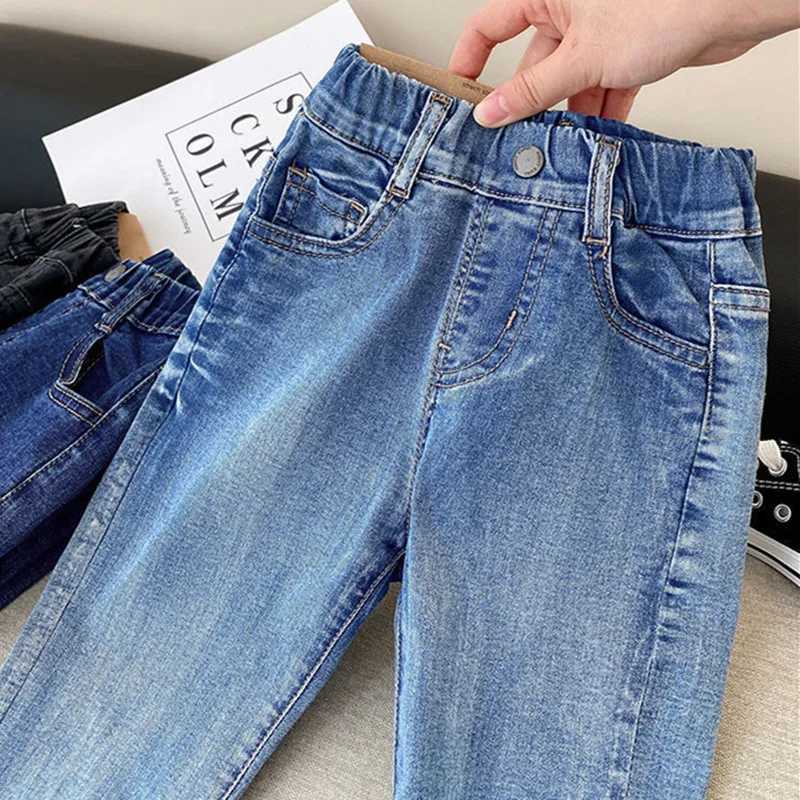 Spring Autumn Casual Kids Boys Jeans Kids Trousers for Girls Denim Pants Childrens Clothing Baby Boy Jeans for 1-6 Years Z250220