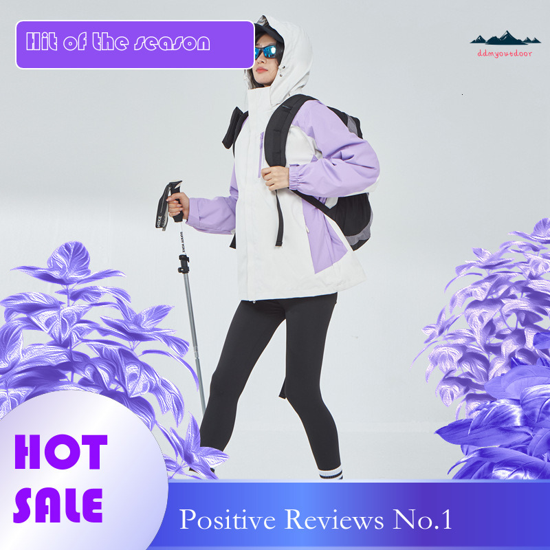 Ddmyoutdoor New Outdoor Color Blocked With Fleece Inner Lining Men And Women Waterproof Jacket For Hiking Fishing Etc Jackets