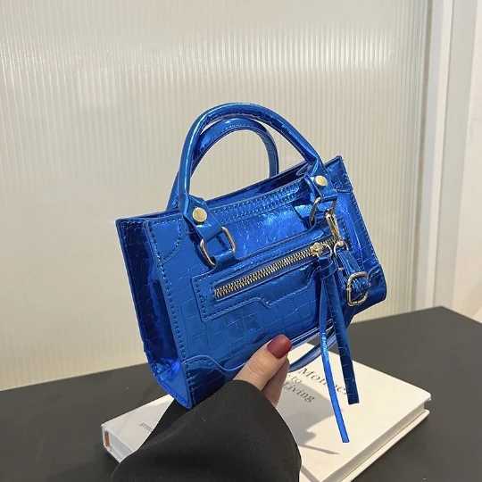 Silver Woman Bag Shoulder Fashion Trend PU PVC Girl Lady Bags Handbag Cosmetic Case Purses Tote Womens Hand Bag for Women Z250220