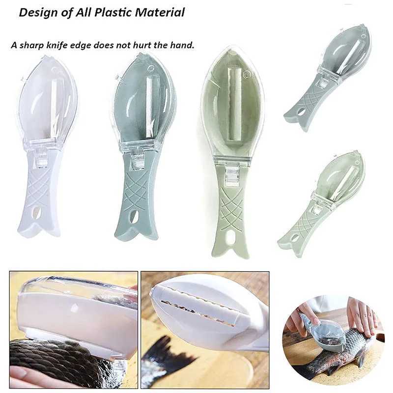 Dog Travel Bowls Bags 1pc Multifunction Fish Scale Remover Peeling Skin Scraper Fish Scaler Kitchen Tools Fast Fish Scale Remover Descaler Tool Gadge 