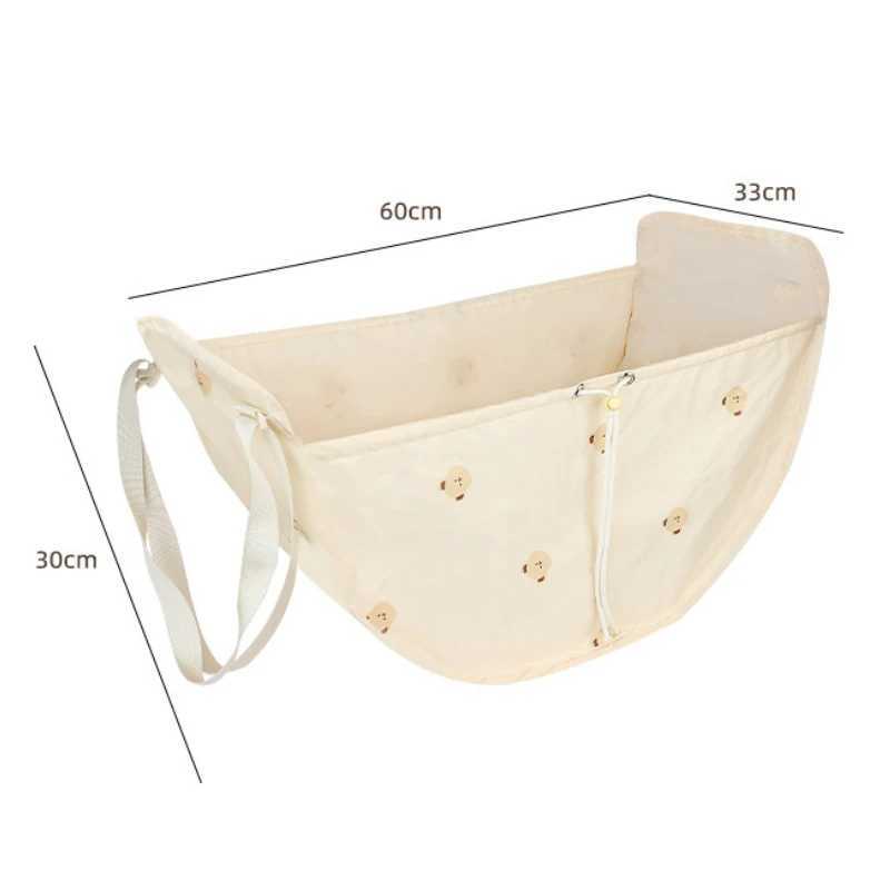 Portable Mommy Bag Large Capacity Hanging Car Seat Back Storage Bag Stroller Baby Items Organizer String Travel Bag for Mom X250220
