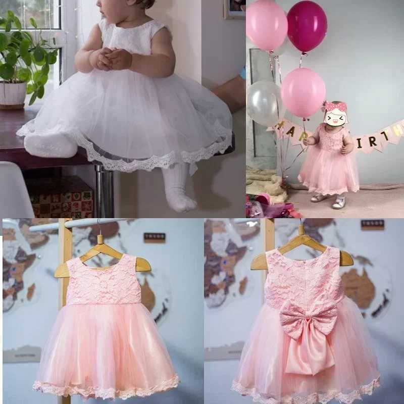 New Baby Girl Dress Newborn Dress Ball Dress Princess 1st Birthday Girl Dress 6 Months Newborn Christian Baptist White X250220