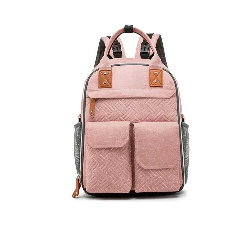 New Stylish Multifunctional Waterproof Diaper Bag | Large Capacity Multiple Pockets Shoulder Straps | Baby Essentials Organize X250220