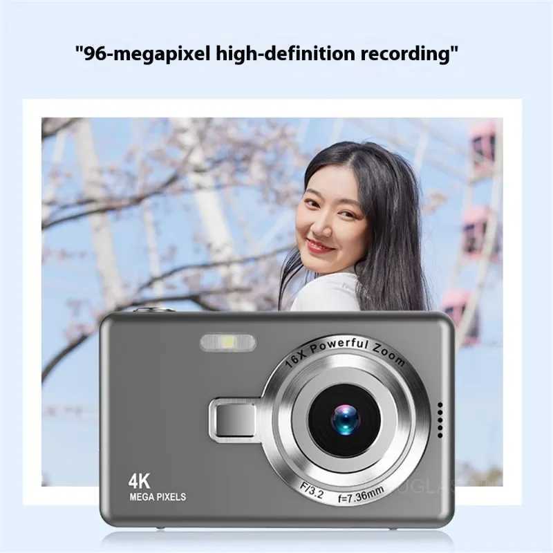 Vintage Digital Camera for Students HD CCD Point and Shoot Camera Beginner DSLR Camera Gift for Teens and Young Adults Z250220