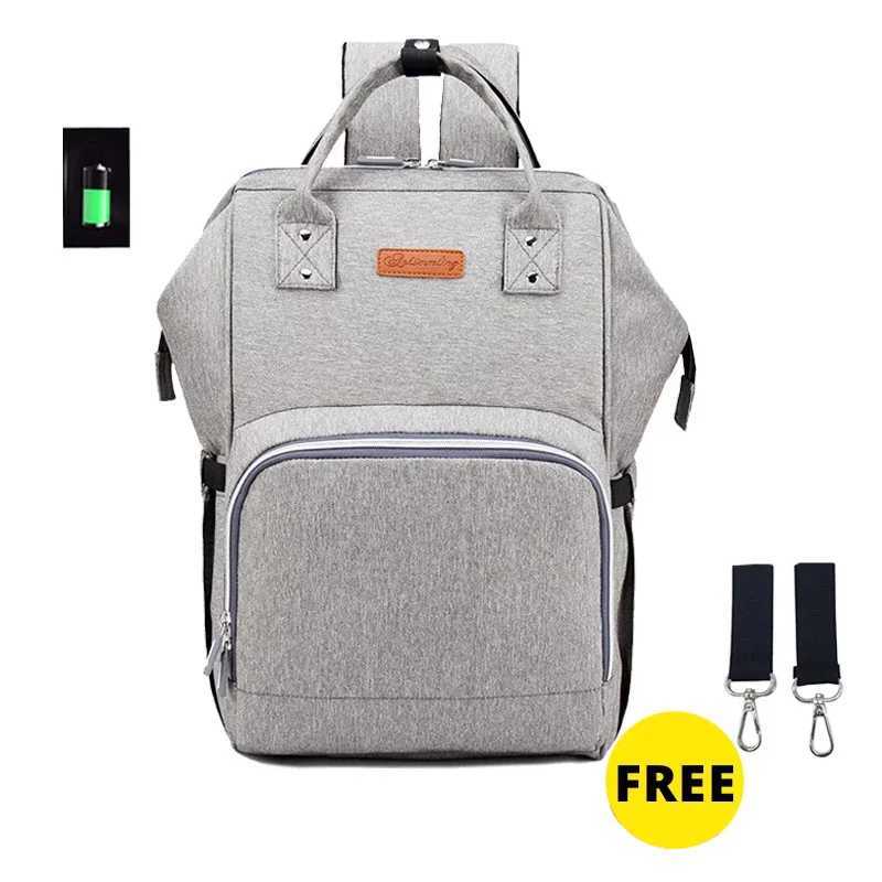 ANKOMMLING Large Diaper Bags Backpack Mummy Maternity Nappy Changing Bag Large Baby Travel Backpack Nursing Bag Drop Shipping X250220