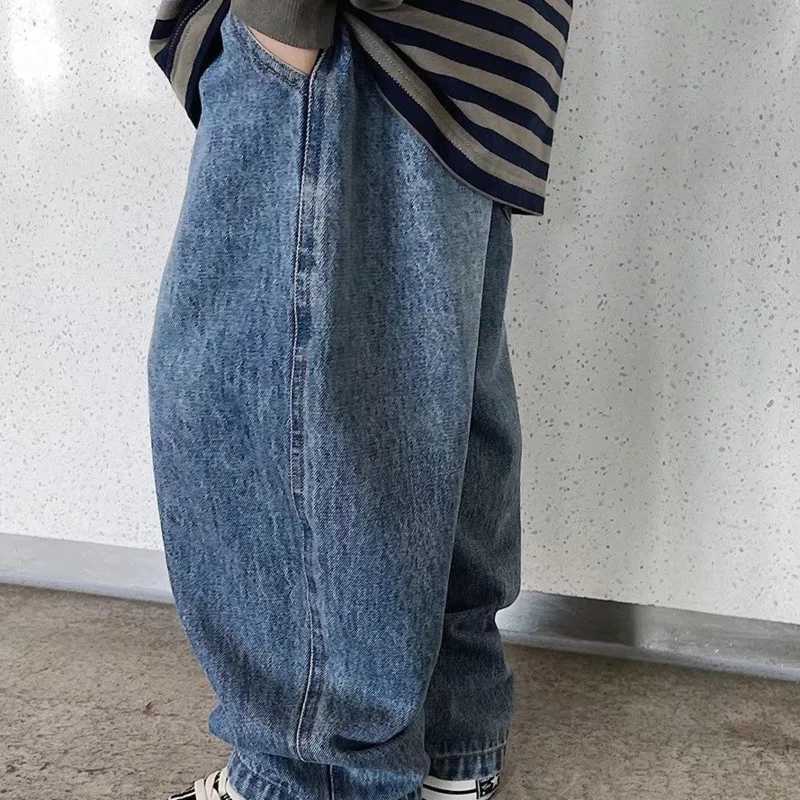 Teenage Casual Boys Summer Clothes For Teenagers Teen Kids Jeans Pants Childrens Boys Clothing Child Trousers Loose New Z250220