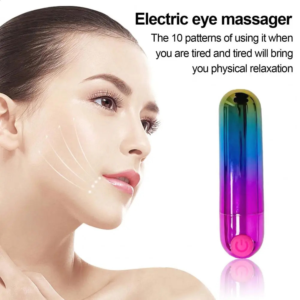 Electric Massager Eye Beauty Adjustable Vibration Massage Fatigue Relief Waterproof Mini 250219