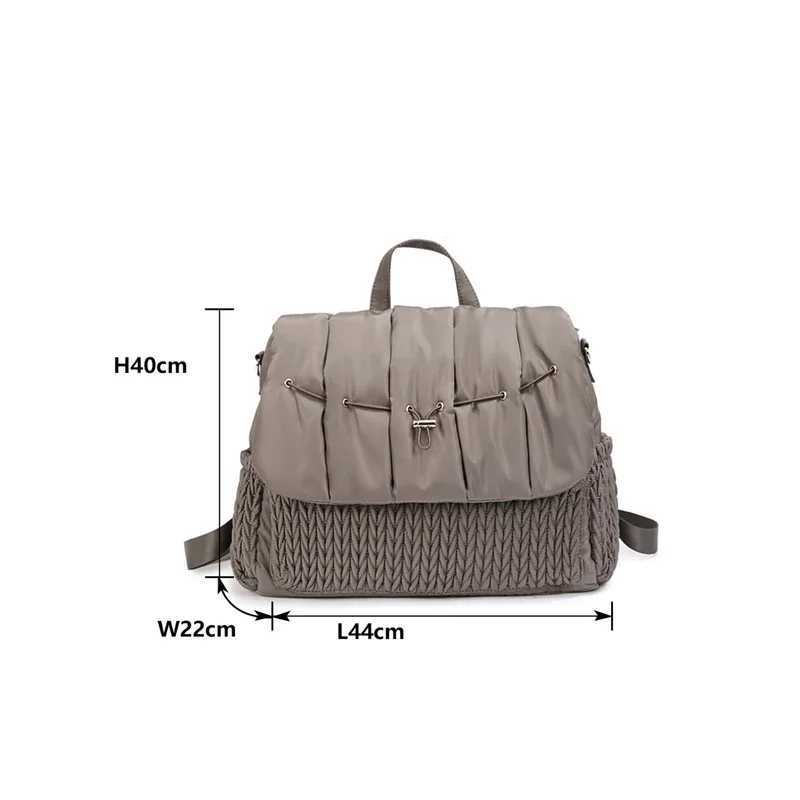 Baby Diaper Bag Pregnant Womens Hospital Newborn Nurse Bag Waterproof Bag Suitable for Mothers and Babies Travel Stroller Bag X250220